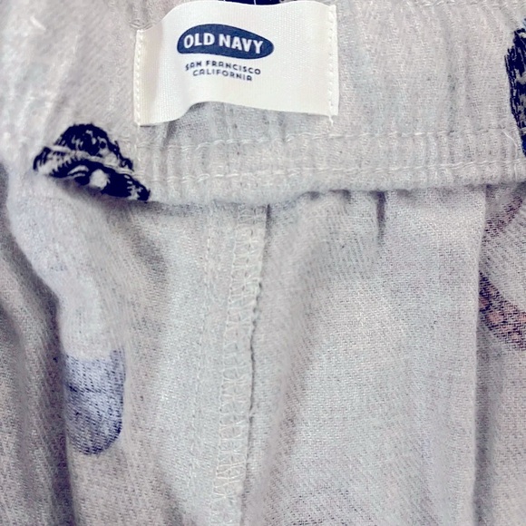 Old Navy Pajama Lounge Pants Brushed Flannel Drawstring Mens XL Winter Animals - Picture 5 of 12
